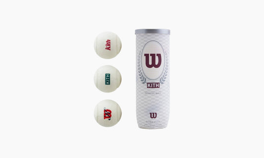 Kith x Wilson Regular Duty Tennis Ball Set White | The Sortage