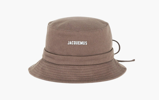 Jacquemus Le Bob Gadjo Bow Knotted Bucket Hat Brown | The Sortage