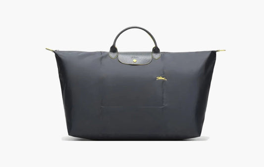 Longchamp Le Pliage Original Recycled Canvas L Handbag Gun Metall | Sortage