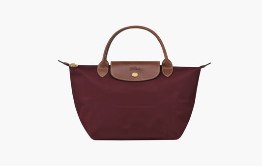 Longchamp Le Pliage Original Recycled Canvas M Handbag Burgundy | Sortage