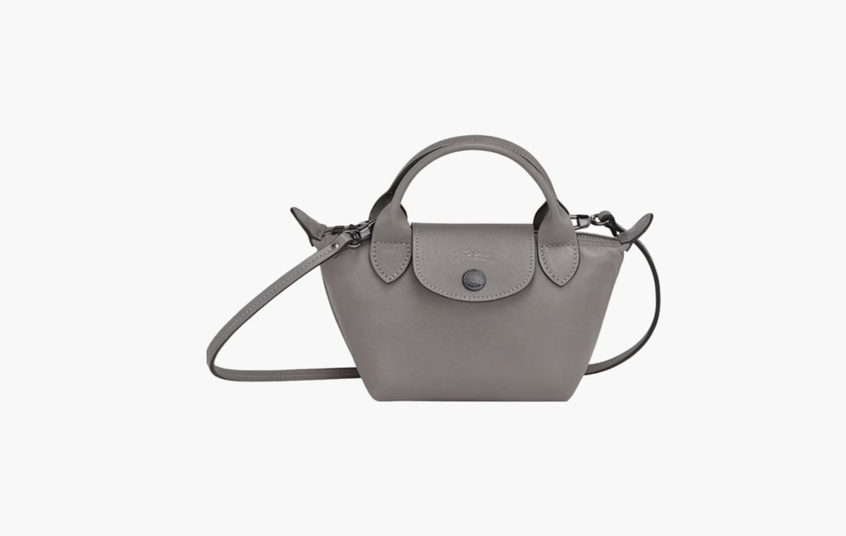 Longchamp Le Pliage Xtra S Leather Cuir Crossbody Bag Turtledove | Sortage