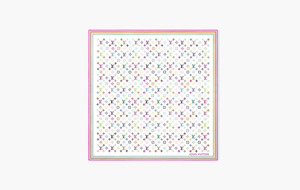 Louis Vuitton x TM Monogram Multicoloured Square 90 | The Sortage