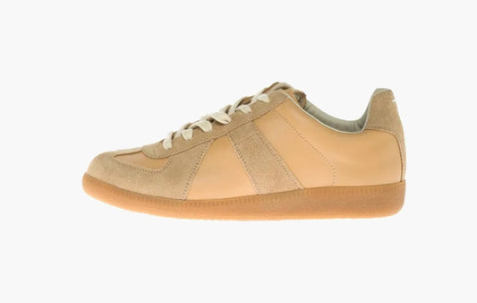 Maison Margiela Replica Nappa Leather Sneakers Sand/Croissant | Sortage.
