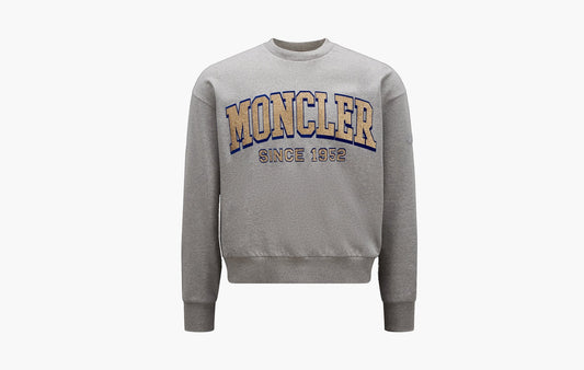 Moncler Crewneck Sweatshirt Grey | The Sortage