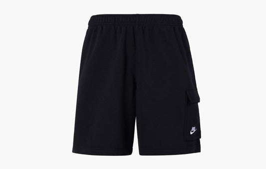 Nike Embroidered Logo Big Pocket Cargo Sports Shorts Black | Sortage.