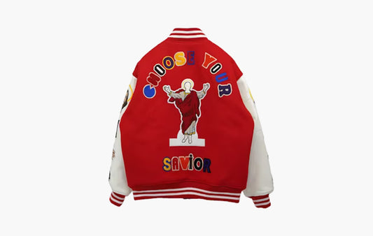 Saint Mxxxxxx x Denim Tears Stadium Jacket "Red"