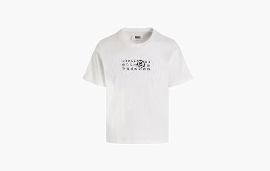 Maison Margiela MM6 Logo Print T-shirt White | Sortage
