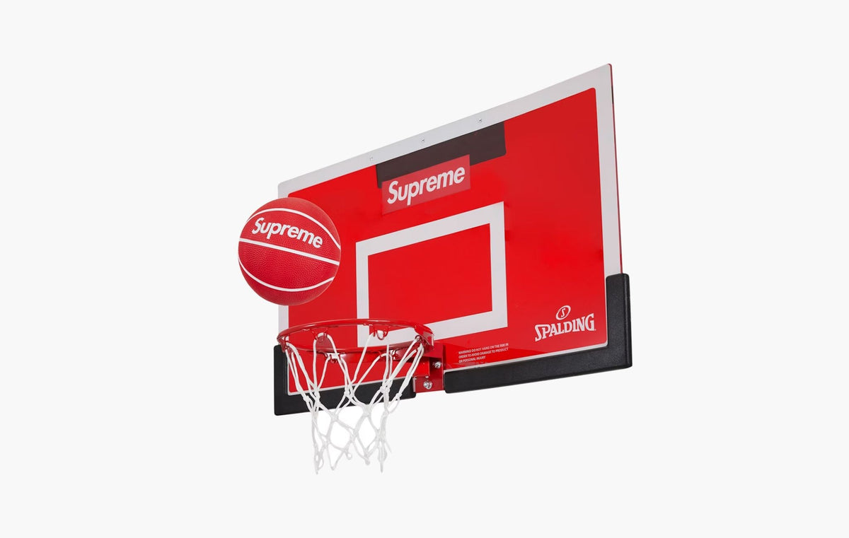 Supreme Supreme Spalding Mini Basketball Hoop Red | The Sortage