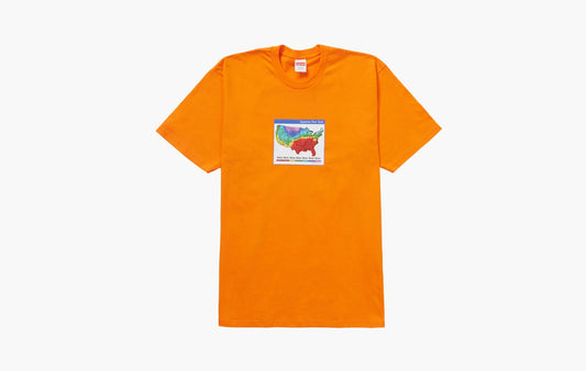 Supreme Weather Tee Orange | The Sortage