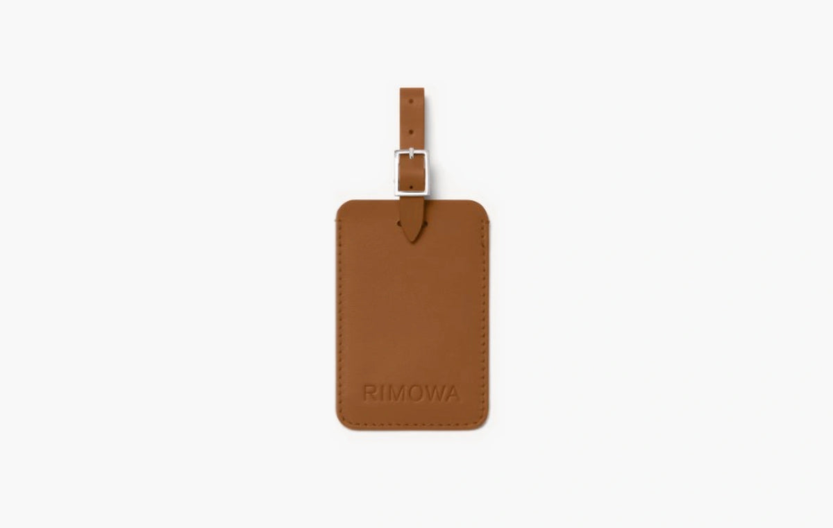 Address Tag "Cognac Brown"