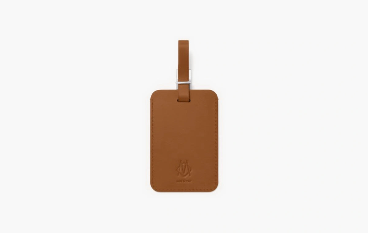 Address Tag "Cognac Brown"