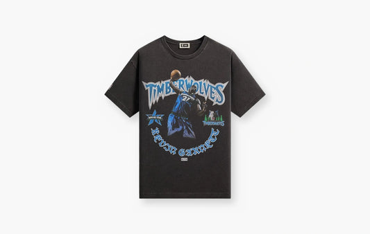 For NBA All-Star Minnesota Timberwolves Kevin Garnett Vintage Tee "Black"