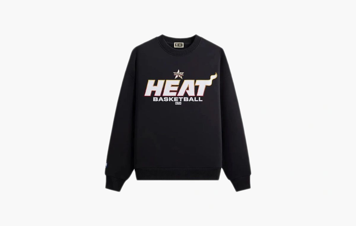 For NBA All-Star Miami Heat Nelson Crewneck "Black"