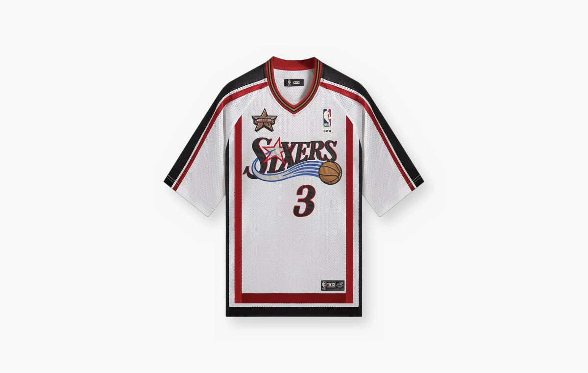 For NBA All-Star Philadelphia 76ers Leon Shirt - White "Black"