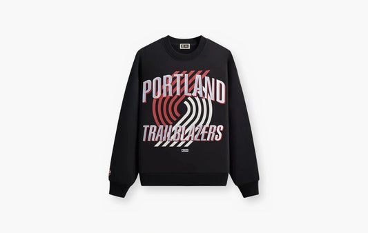 For NBA All-Star Portland Trail Blazers Nelson Crewneck "Black"