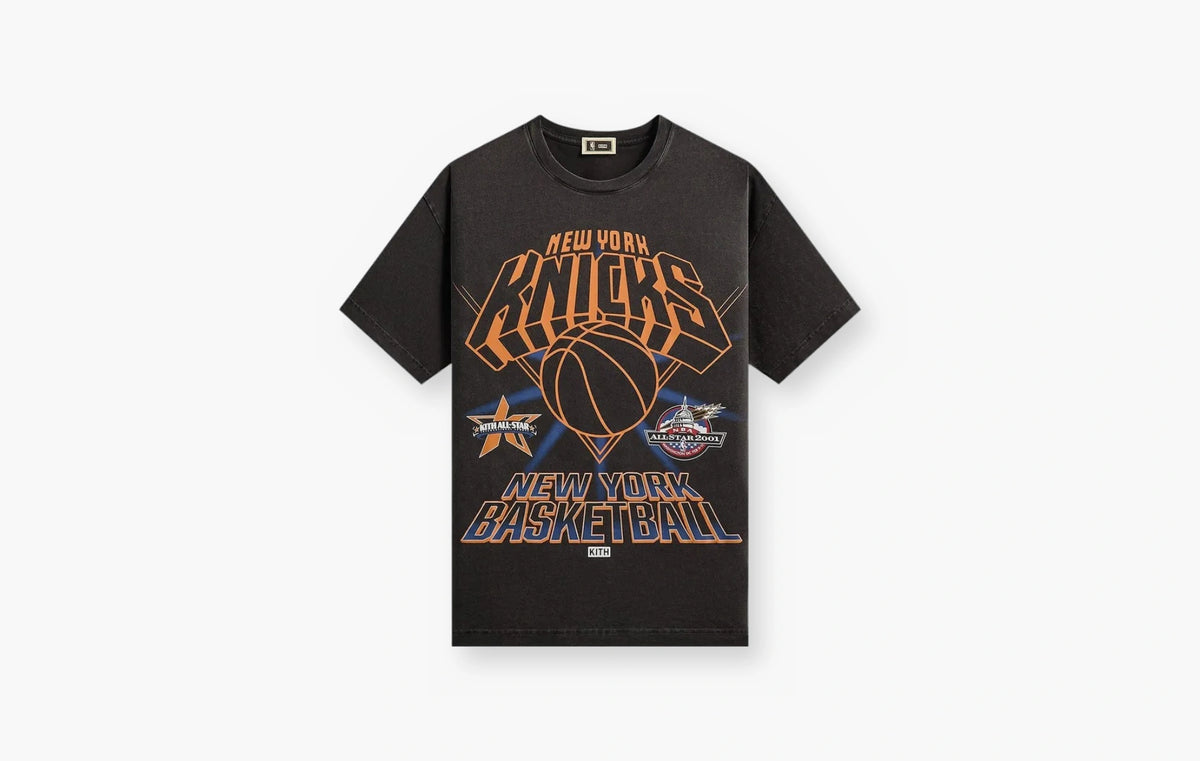 For NBA All-Star New York Knicks Vintage Tee "Black"