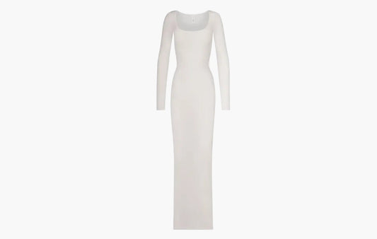 Skims Soft Lounge Long Sleeve Dress Marble | Sortage.