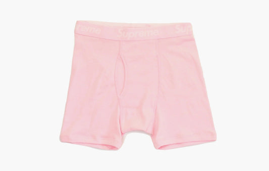 Supreme Hanes Boxer Briefs (2 Pack) Pink - FW21 | Sortage