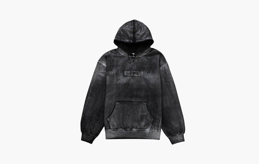 Supreme MM6 Maison Margiela Foil Box Logo Hooded Sweatshirt Black | The Sortage