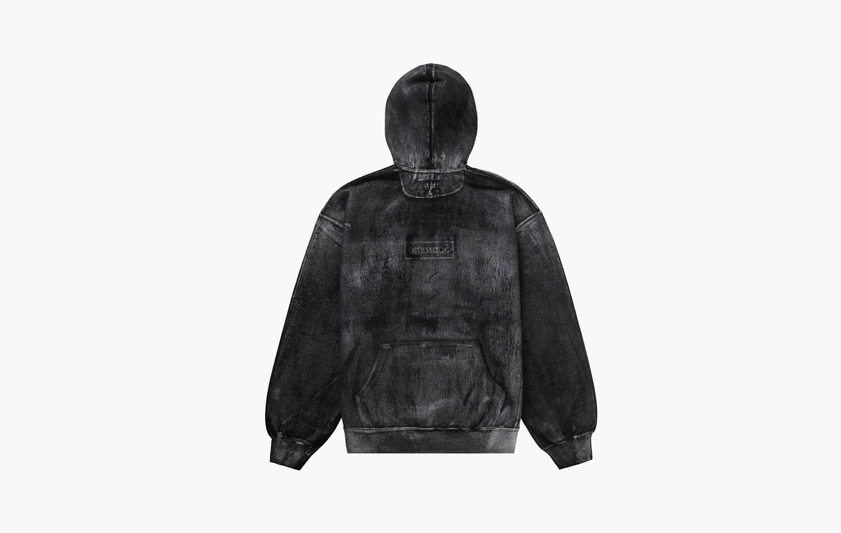 Supreme MM6 Maison Margiela Foil Box Logo Hooded Sweatshirt Black | The Sortage