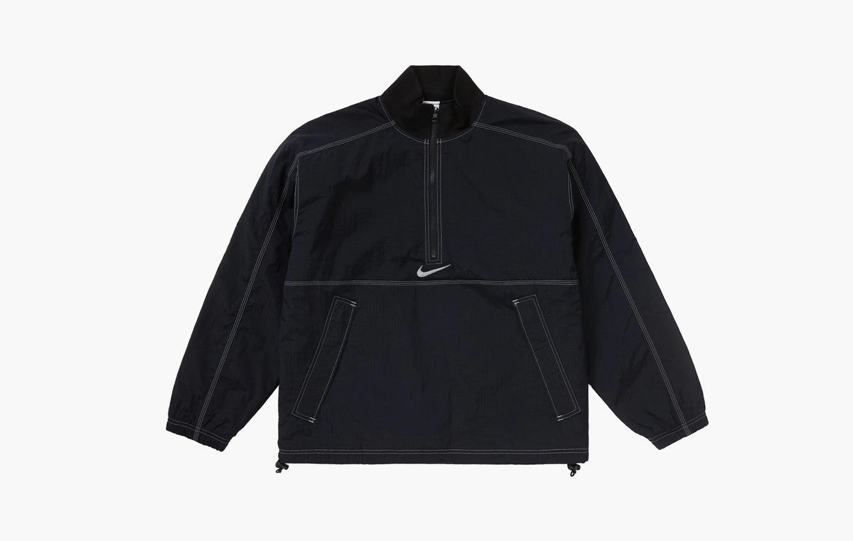 Supreme Nike Ripstop Pullover Black | The Sortage