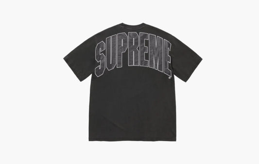 Supreme Cracked Back Arc S/S Top Black | The Sortage