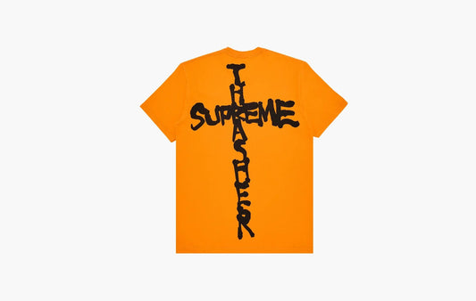 Supreme Thrasher Cross Tee Orange | The Sortage