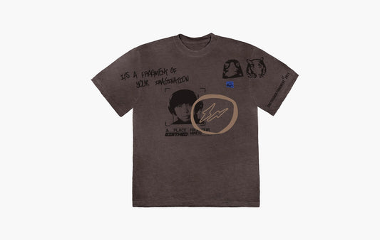 Travis Scott Cactus Jack For Fragment Hiroshi Tee Brown Pepper | The Sortage