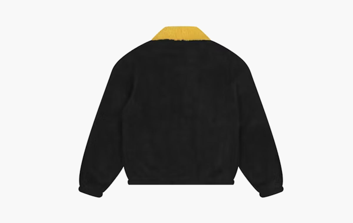 Reversible Zip Up Jacket "Black/Golden Yellow"