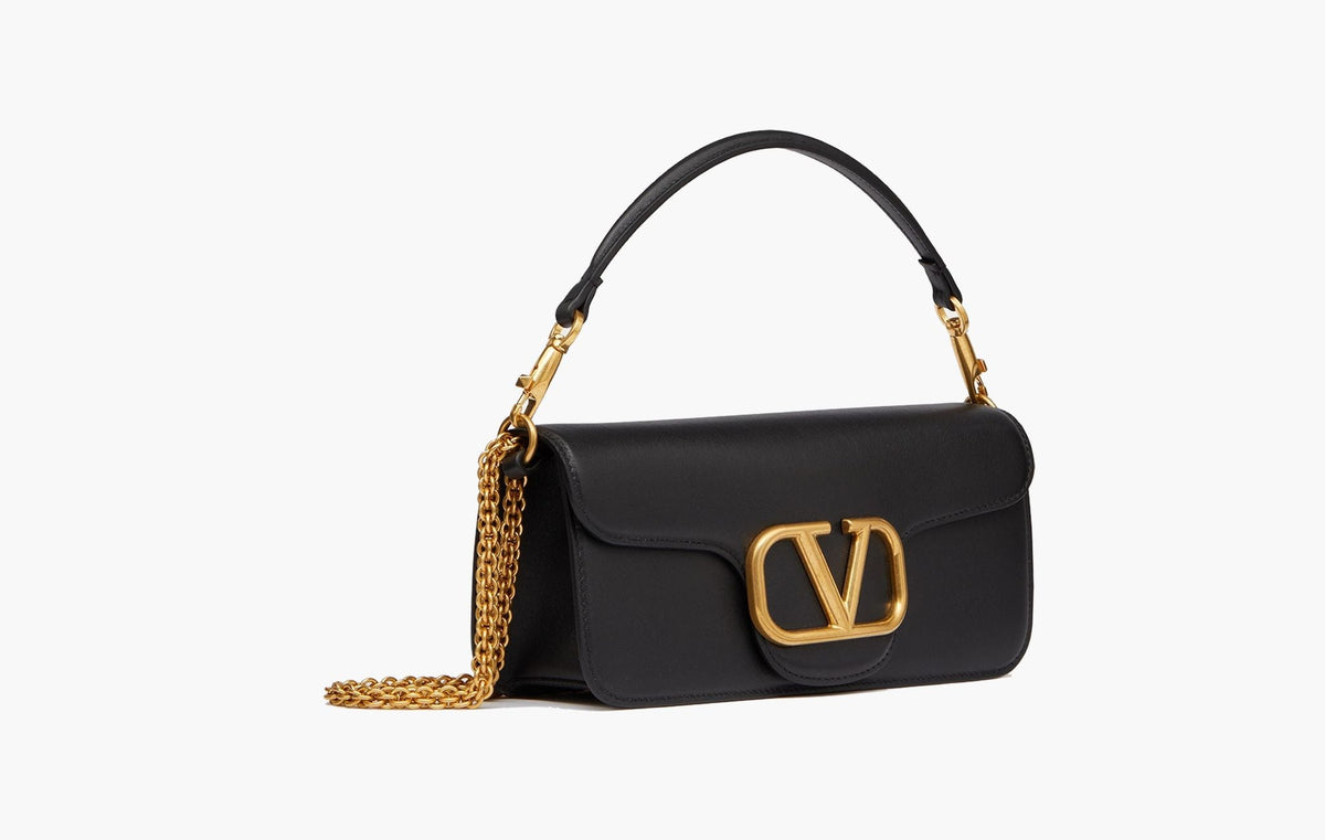 Valentino Locò Leather Handbag Black | The Sortage