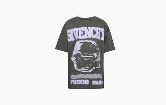 Logo Ring Printed Crewneck T-Shirt "Grey"