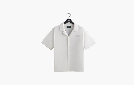 Embroidered Mesh Reade Shirt "White"