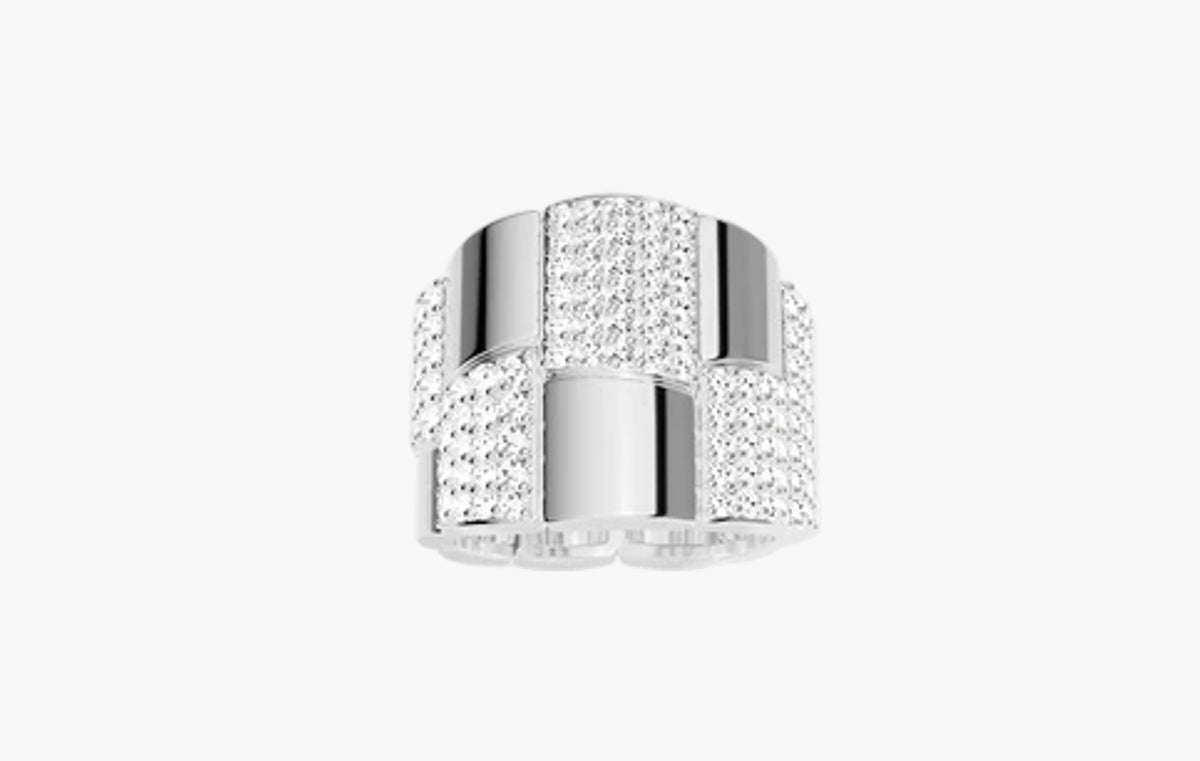 Automne Statement Pave Ring Sterling Silver