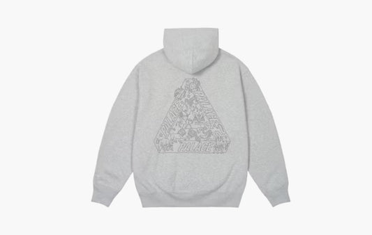 Zodiac Tri-Ferg Hood "Grey Marl"
