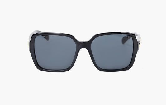 Large Square Sunglasses "Black"