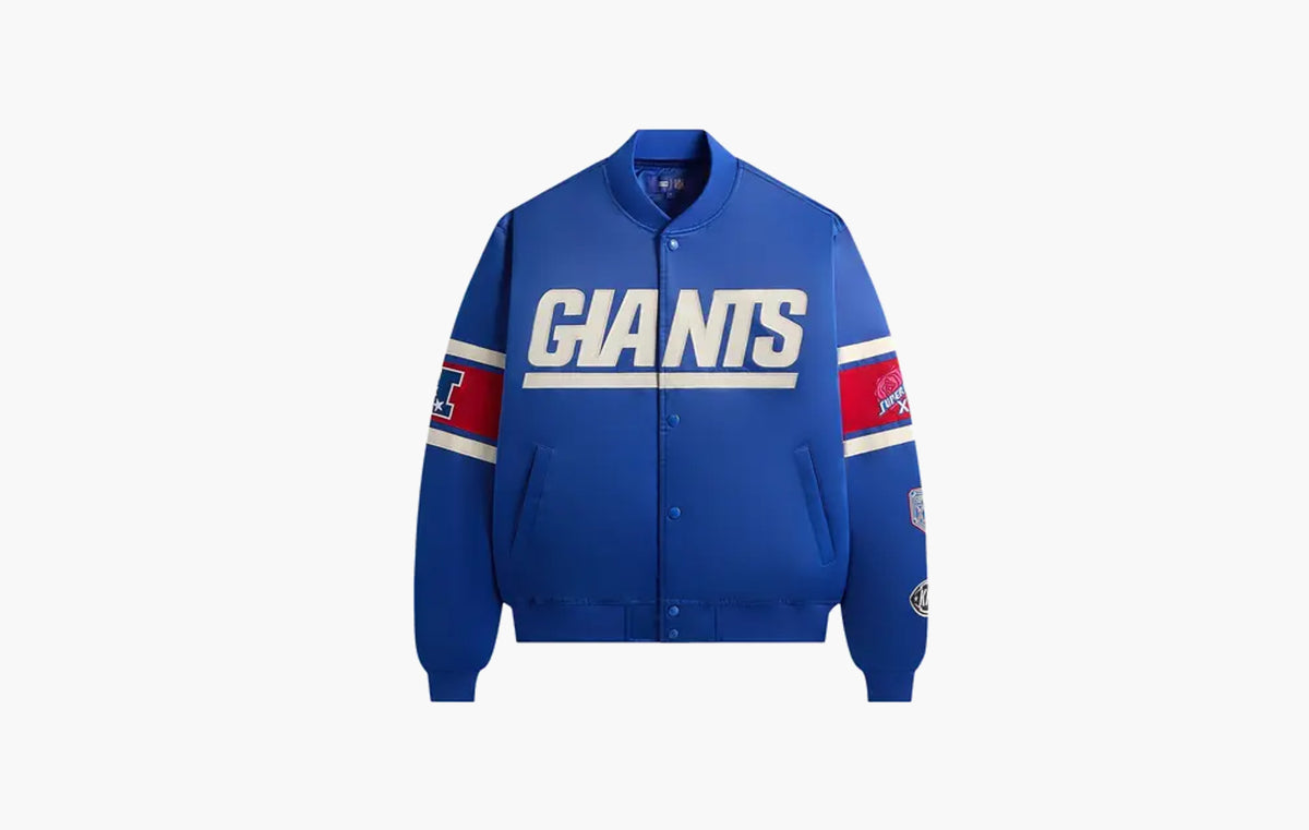 For The NFL New York Giants Satin Bomber Jacket "Current"