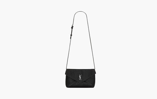 Cassandre Envelope Messenger In Lambskin "Black"