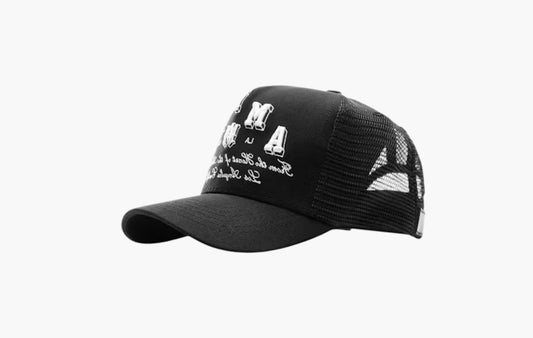 Varsity Trucker Hat "Black"