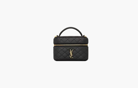 Gaby Micro Vanity Bag In Lambskin "Black"