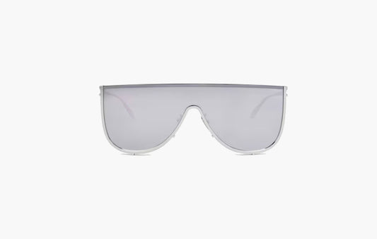 Metal Mask-Shaped Sunglasses "Gray"