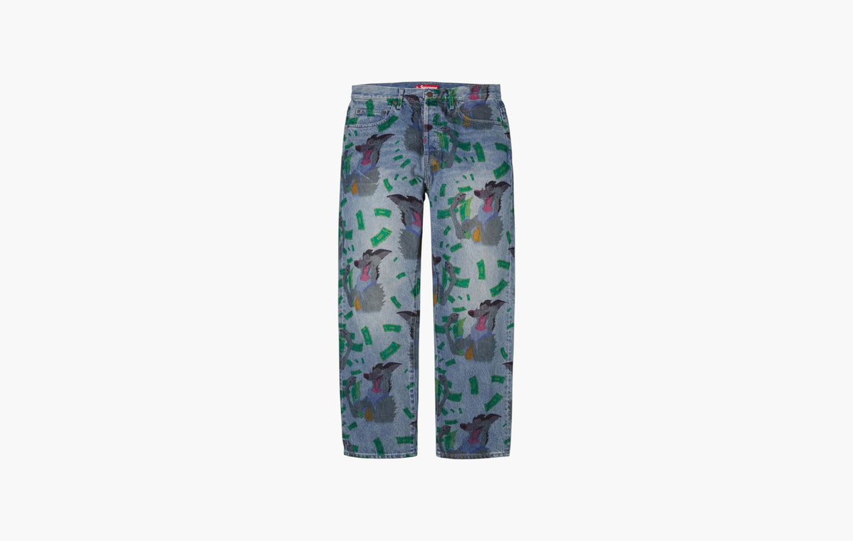 All Dogs Go To Heaven Loose Fit Jean "Washed Indigo"