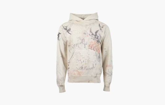 Saint Michael x Dr Woo Graffiti Hoodie "Beige"