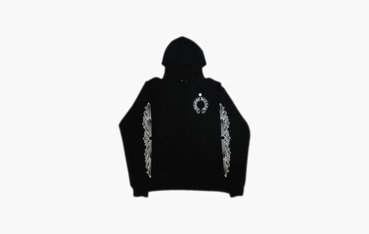 Classic Horseshoe Pullover Hoodie "Black"