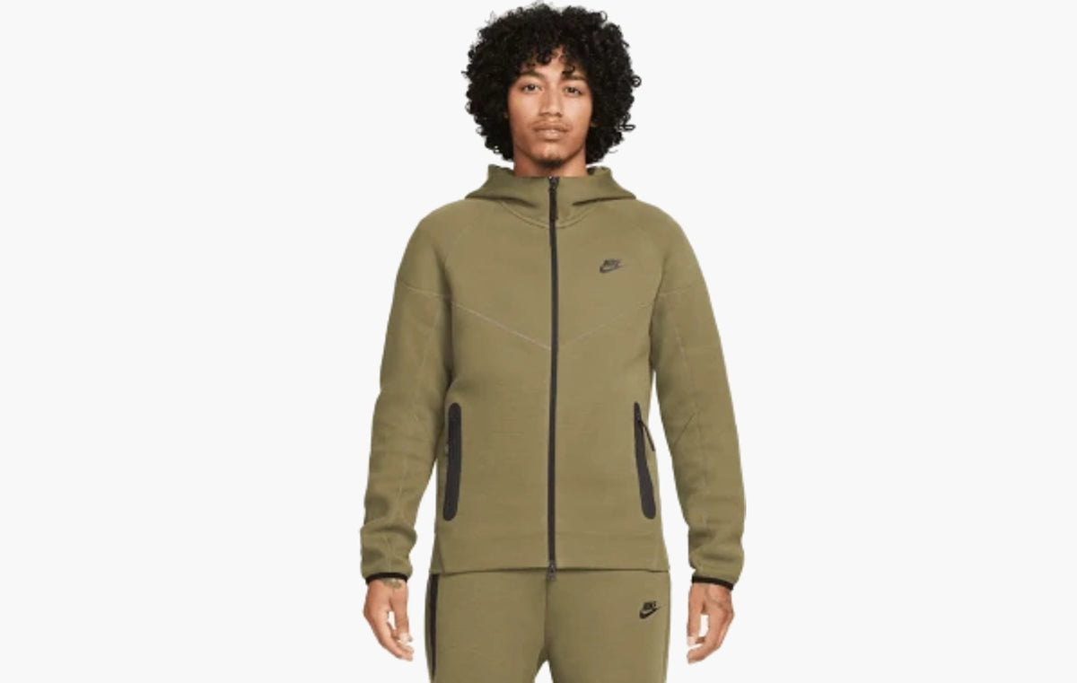 Sportswear Tech Fleece Windrunner Full-Zip Hoodie "Medium Olive/Black"