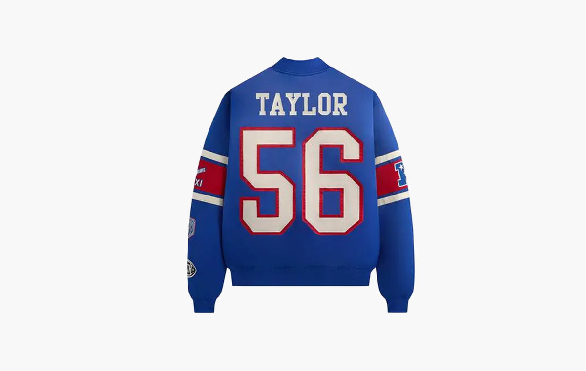 For The NFL New York Giants Satin Bomber Jacket "Current"