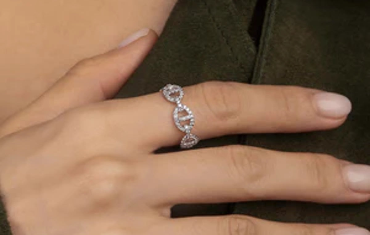 Yacht Club Maille Marine Ring Sterling Silver