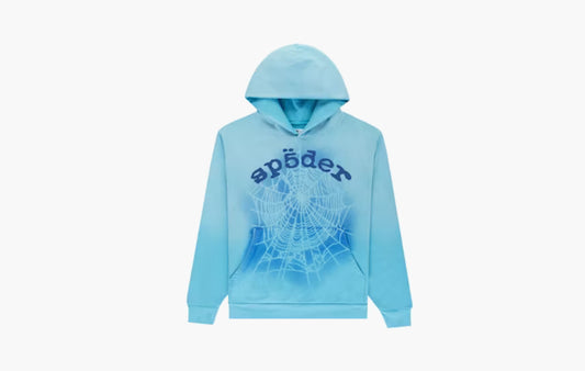 OG Web V2 Spray Hoodie "Light Blue"