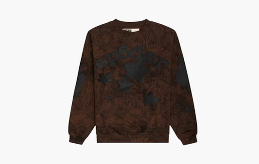 Beluga Real Tree Camo Crewneck Sweatshirt "Brown"