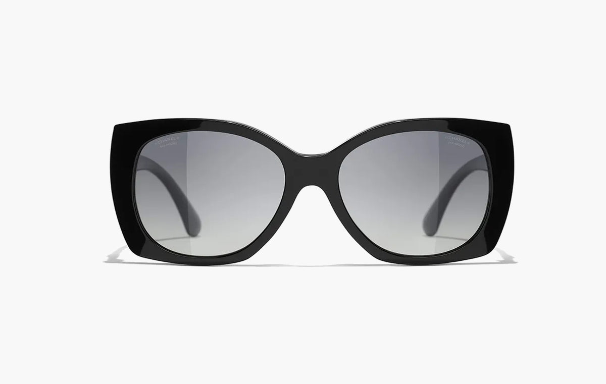 Temple Logo Sunglasses "Black"