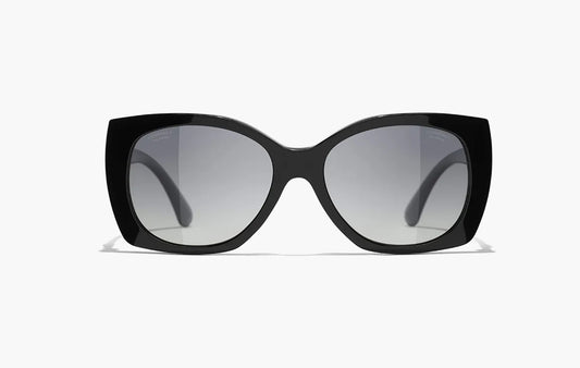 Temple Logo Sunglasses "Black"